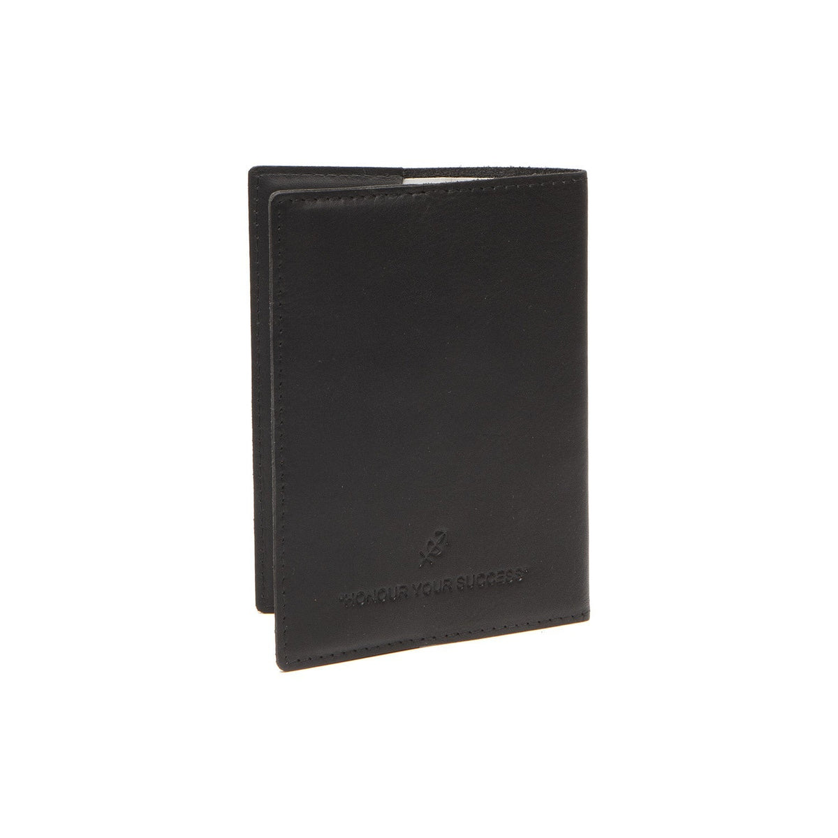 Close-Up Detail of Classic Collar &amp; Heavy-Duty Zipper Hardware on Leather Passport Case 女士