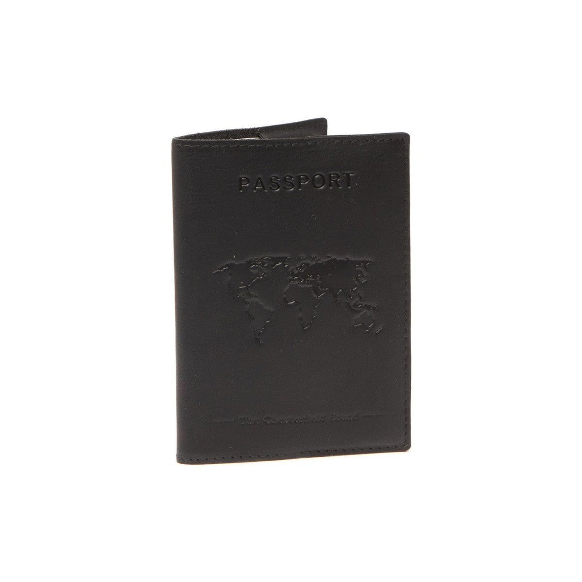 Leather Passport Case 女士 in Classic 100% Full-Grain Leather - Front Profile View &amp; Tailored Silhouette | Buy Online