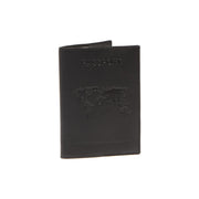 Leather Passport Case 女士 in Classic 100% Full-Grain Leather - Front Profile View &amp; Tailored Silhouette | Buy Online