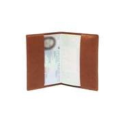 Cognac Leather Passport Case 女士, detail view 3