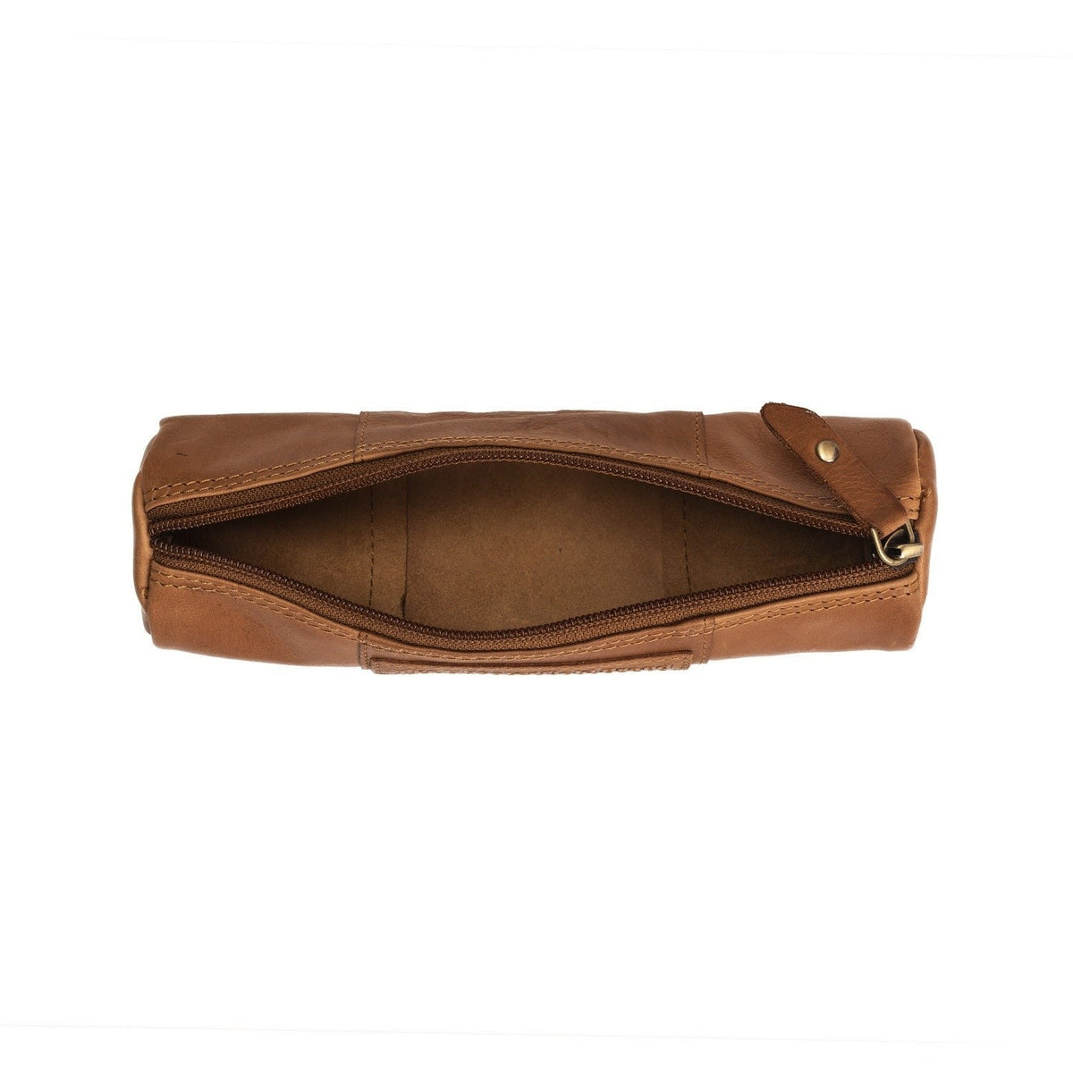 Cognac Leather Pencil Case Lea 女士, detail view 1