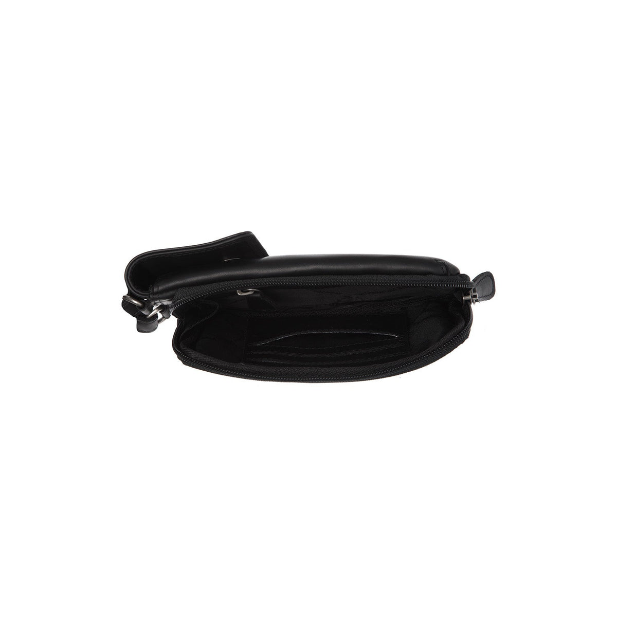 Langley Full-Grain Leather Phone Bag 女士 - Lateral Side Profile View Showing Sleeve Cut &amp; Athletic Taper Fit