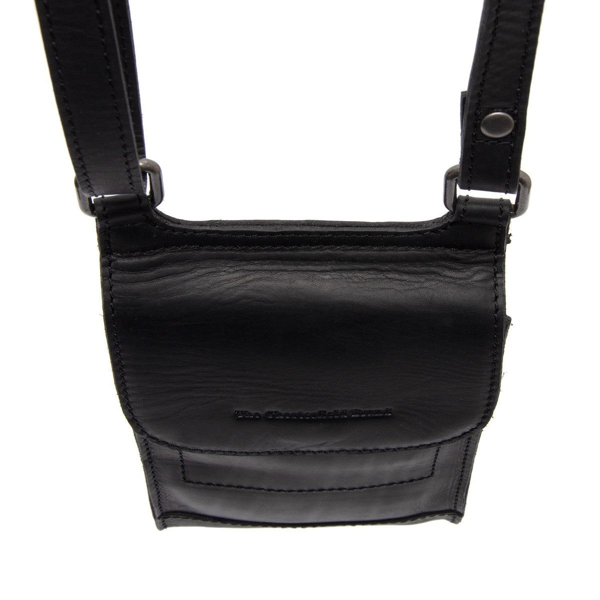 Authentic 100% Full-Grain Leather Grain Texture &amp; Heavy-Duty Seam Stitching Detail