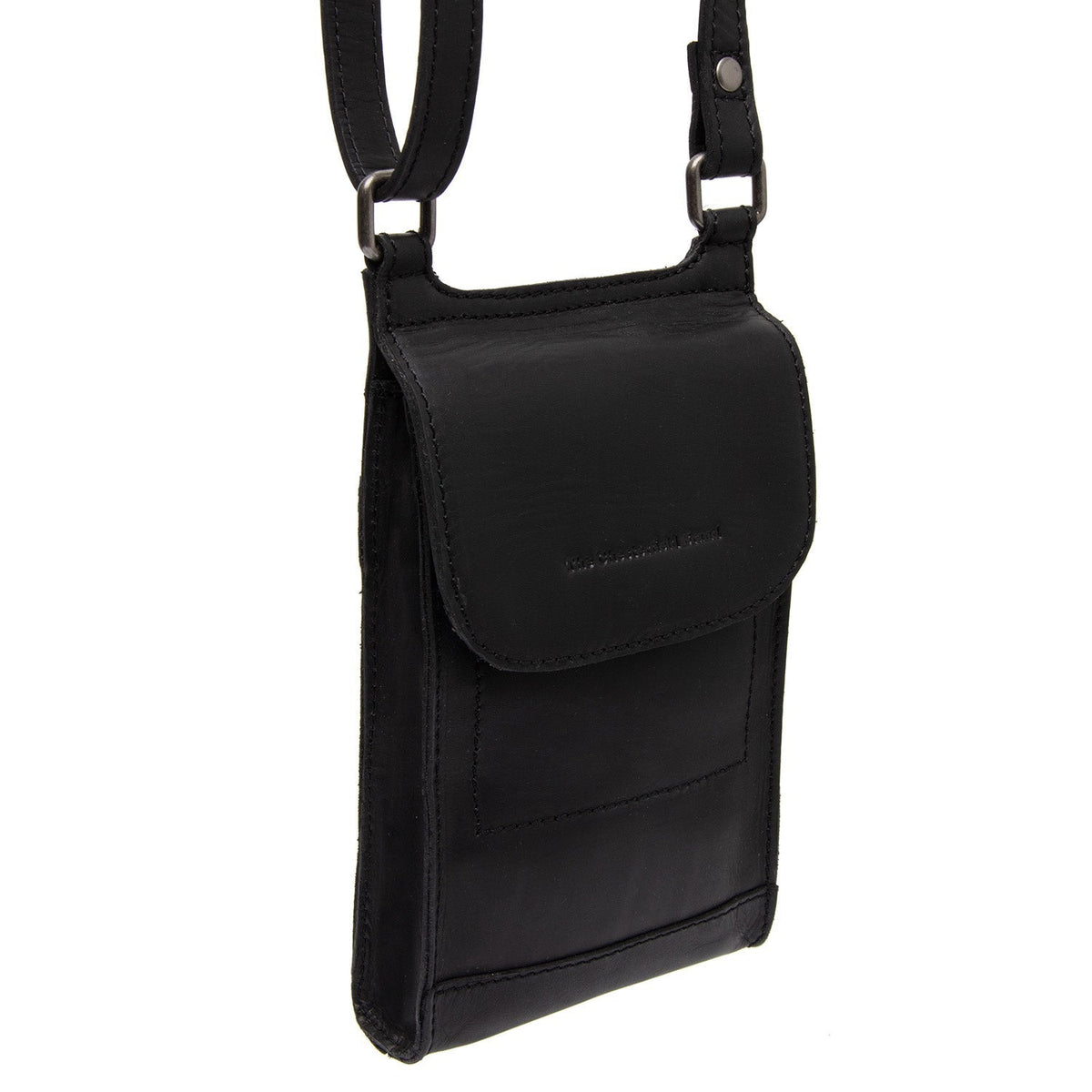 Nebra Full-Grain Leather Phone Bag 女士 in Classic 100% Full-Grain Leather - Front Profile View &amp; Tailored Silhouette | Buy Online