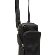 
Tailored Rib Cuffs & Hem Craftsmanship Construction Detail on Valdes 头层牛皮 Phone Bag