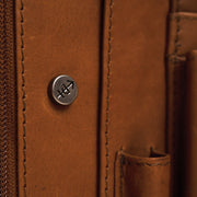 Cognac Leather Portfolio Barnet 女士, detail view 4
