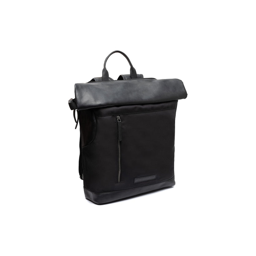 Bornholm Full-Grain Leather Roll-top Backpack 女士