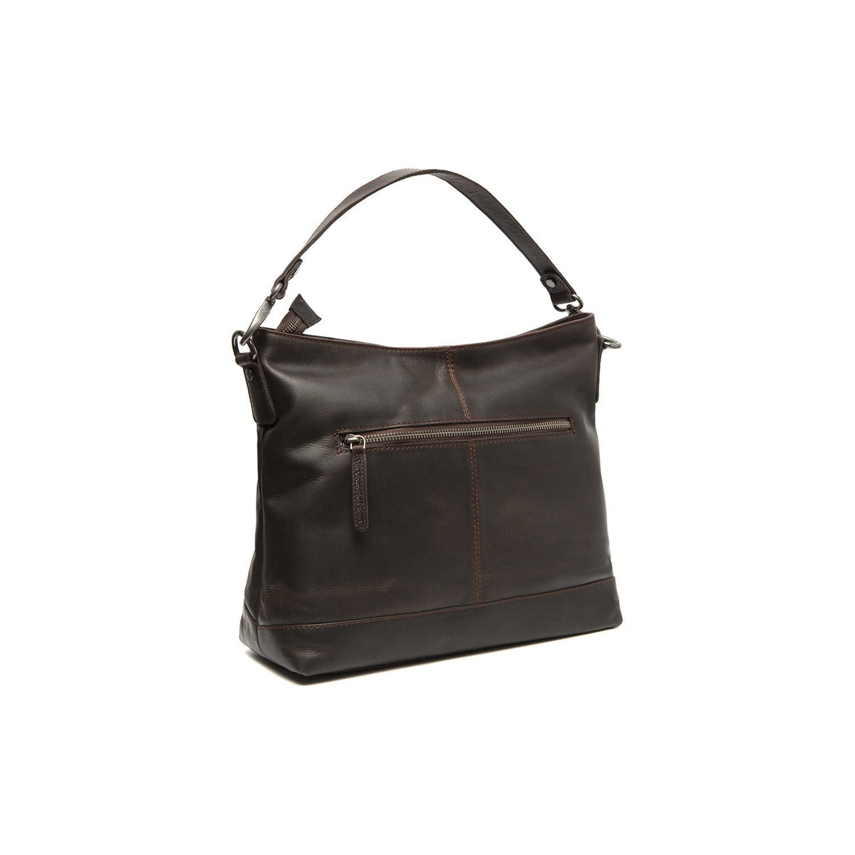 Brown Leather Shoulder Bag Amelia, detail view 5
