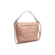 Bolivia Full-Grain Leather Shoulder Bag 女士 in Classic 100% Full-Grain Leather - Full Exterior Front Profile View | Buy Online