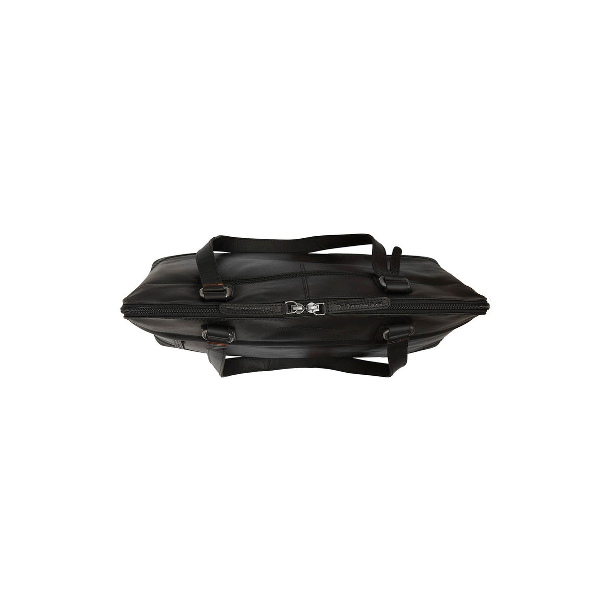 Branson Full-Grain Leather Shoulder Bag 女士 - Structured Side Profile Showing Gusset Depth &amp; Expansion Capacity
