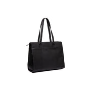 Fidenza Full-Grain Leather Shoulder Bag 女士 in Classic 100% Full-Grain Leather - Full Exterior Front Profile View | Buy Online
