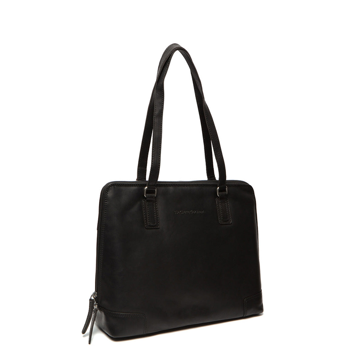 Flint Full-Grain Leather Shoulder Bag 女士 in Classic 100% Full-Grain Leather - Full Exterior Front Profile View | Buy Online