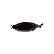 Jen Full-Grain Leather Shoulder Bag 女士 - Structured Side Profile Showing Gusset Depth &amp; Expansion Capacity
