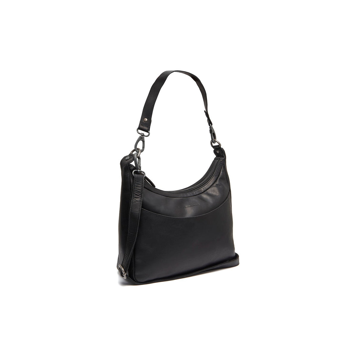 Olvia Full-Grain Leather Shoulder Bag 女士 in Classic 100% Full-Grain Leather - Full Exterior Front Profile View | Buy Online