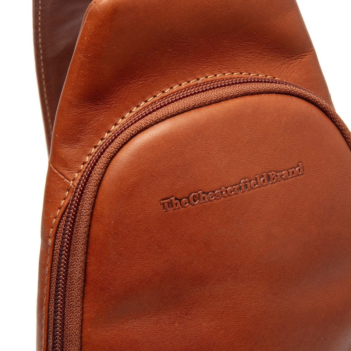 Cognac Leather Sling Bag Bowey 女士, detail view 1