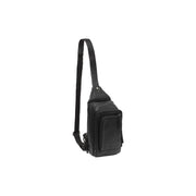 Leather Sling Bag Riga 女士 in Classic 100% Full-Grain Leather - Full Exterior Front Profile View | Buy Online