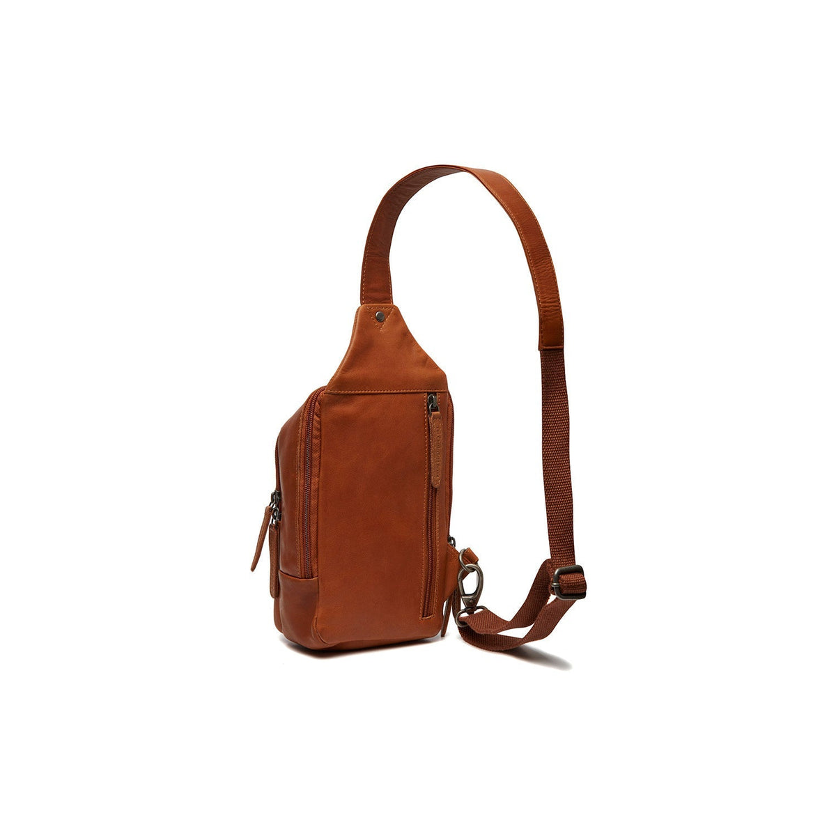 Cognac Leather Sling Bag Riga 女士, detail view 5