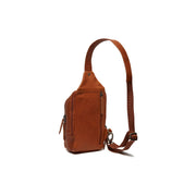 Cognac Leather Sling Bag Riga 女士, detail view 5