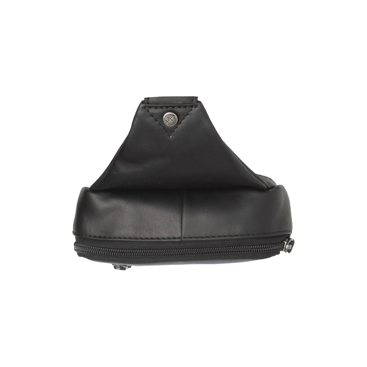 
Leather Sling Bag Salla - 立体侧面展现包身风琴褶与扩容深度