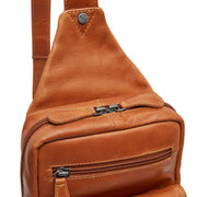 Cognac Leather Sling Bag Turelle 女士, detail view 1