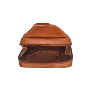 Cognac Leather Sling Bag Turelle 女士, detail view 4