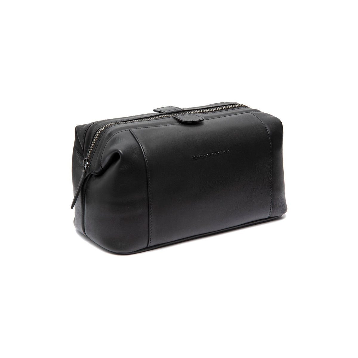 Biassa Full-Grain Leather Toiletry Bag 女士 in Classic 100% Full-Grain Leather - Front Profile View &amp; Tailored Silhouette | Buy Online