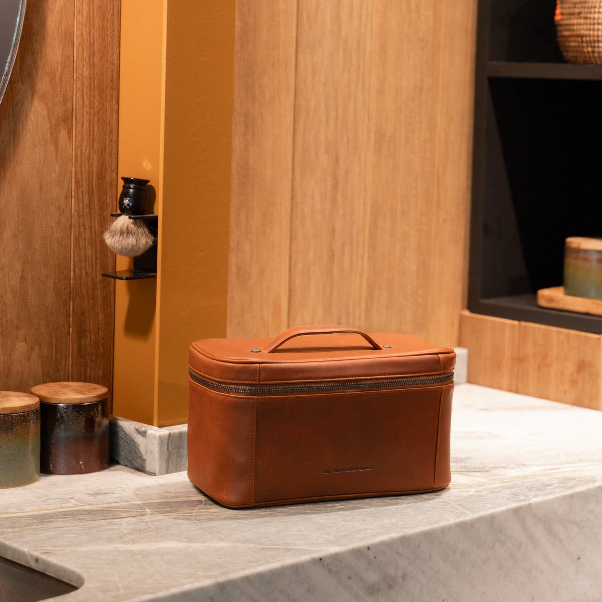 Limone Full-Grain Leather Toiletry Bag 女士 – alternate product view 2