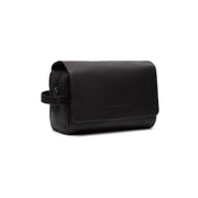 Rosario Full-Grain Leather Toiletry Bag 女士 in Classic 100% Full-Grain Leather - Front Profile View &amp; Tailored Silhouette | Buy Online