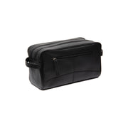 Styled Fit Perspective of Stefan Full-Grain Leather Toiletry Bag 女士 on Model - Natural Daylight Drape