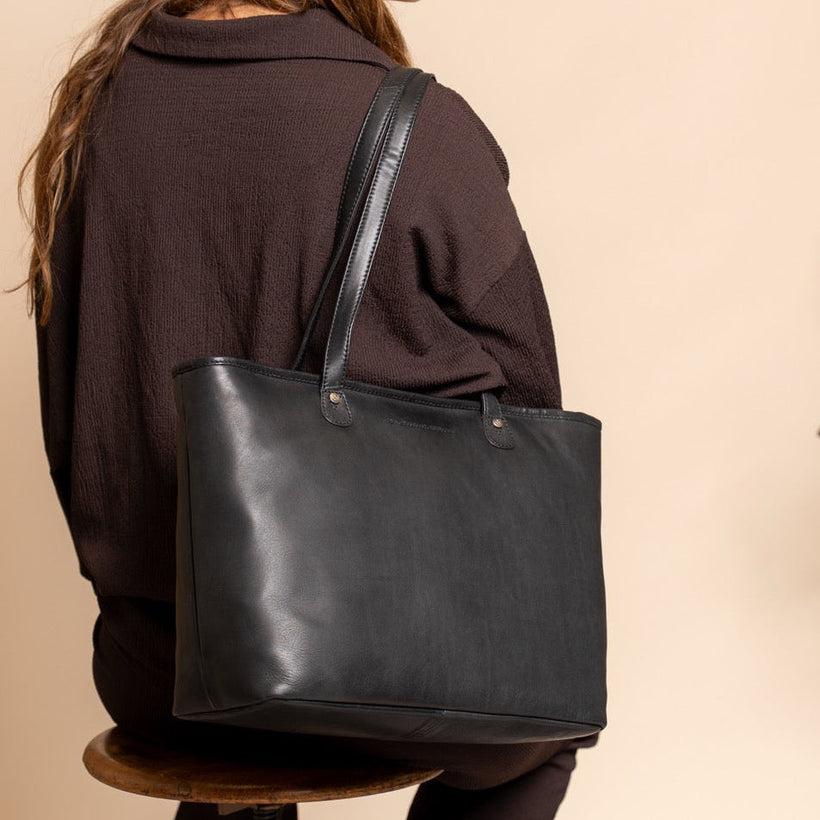 Astano Full-Grain Leather Tote Bag 女士