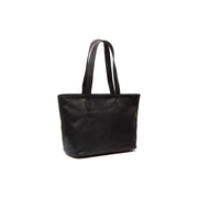 Monza Full-Grain Leather Tote Bag 女士 in Classic 100% Full-Grain Leather - Full Exterior Front Profile View | Buy Online