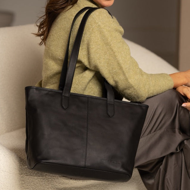 Monza Full-Grain Leather Tote Bag 女士