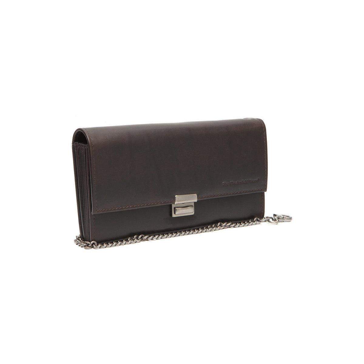 Bora Full-Grain Leather Waiter Wallet 女士 in Classic 100% Full-Grain Leather - Full Exterior Front Profile View | Buy Online