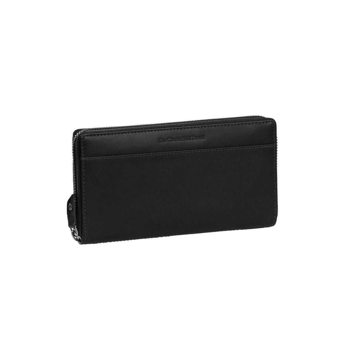 Halle Full-Grain Leather Wallet 女士 in Classic 100% Full-Grain Leather - Full Exterior Front Profile View | Buy Online