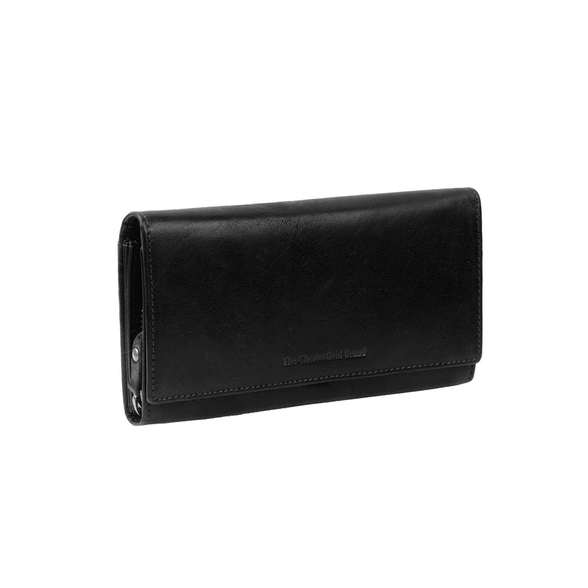 Hampton Full-Grain Leather Wallet 女士 in Classic 100% Full-Grain Leather - Full Exterior Front Profile View | Buy Online