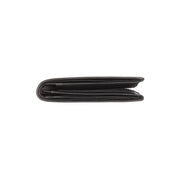 Lynnwood Full-Grain Leather Wallet 男士 - Structured Side Profile Showing Gusset Depth &amp; Expansion Capacity