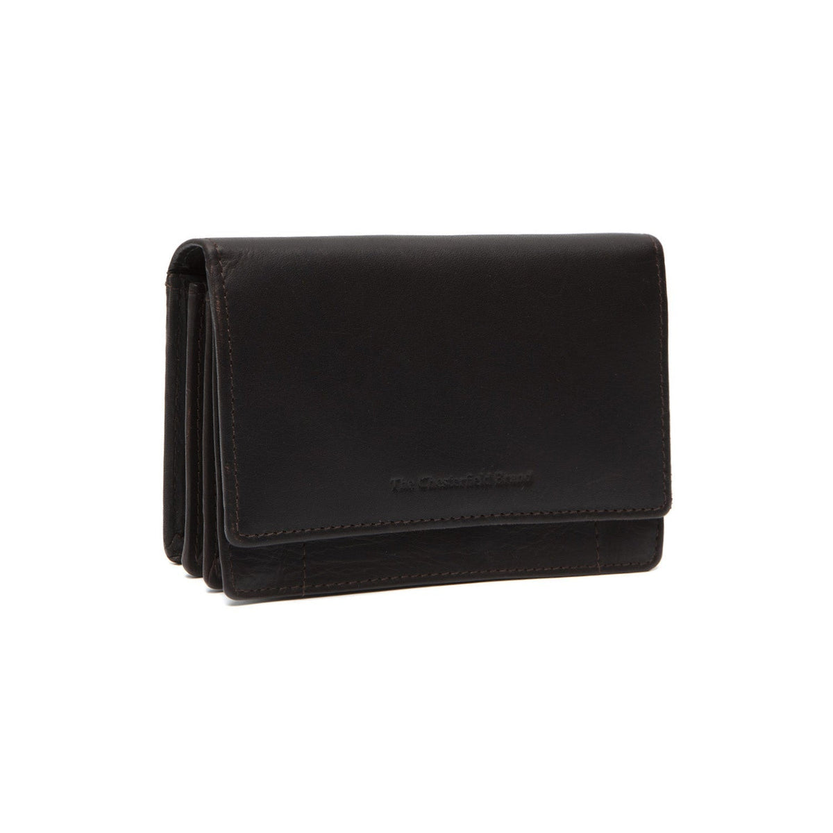 Salzburg Full-Grain Leather Wallet 女士 in Classic 100% Full-Grain Leather - Full Exterior Front Profile View | Buy Online