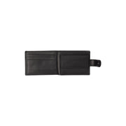 Classic 100% Full-Grain leather Wallet - Rear Perspective Showing Reinforced Leather Straps &amp; Stitching