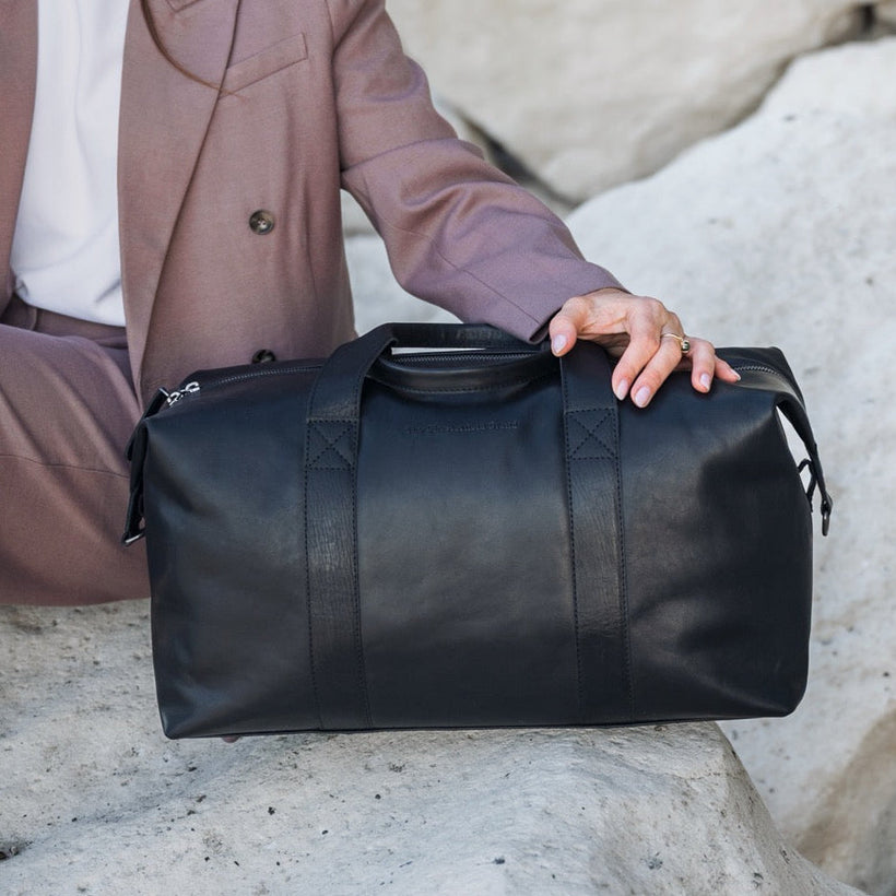 Conor Full-Grain Leather Weekender Bag 女士