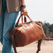 Conor Full-Grain Leather Weekender Bag 女士 – alternate product view 2