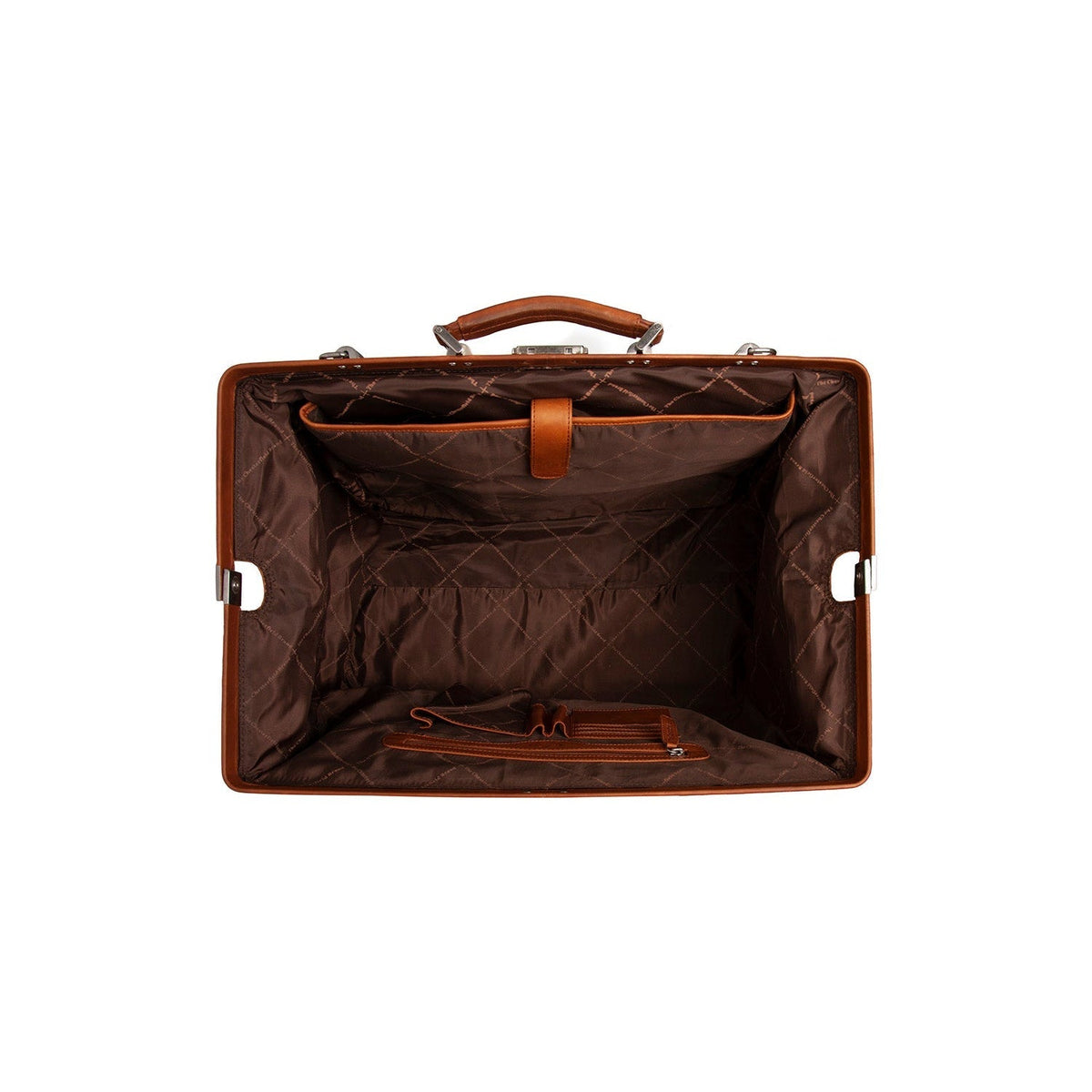 Interior View Showing Dedicated Padded Laptop Sleeve &amp; Multi-Compartment Organization