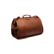 Corfu Full-Grain Leather Weekender Bag 女士 in Classic 100% Full-Grain Leather - Full Exterior Front Profile View | Buy Online