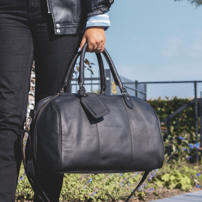 Liam Full-Grain Leather Weekender Bag 女士