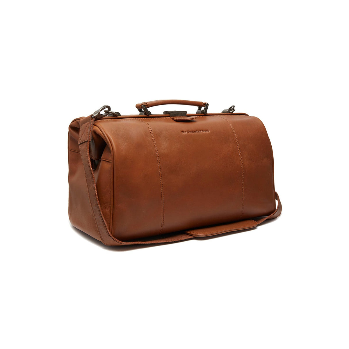 Texel Full-Grain Leather Weekender Bag 女士 in Classic 100% Full-Grain Leather - Full Exterior Front Profile View | Buy Online