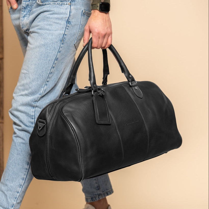 William Full-Grain Leather Weekender Bag 女士