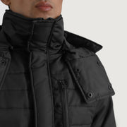 
内衬展示 Showing Quilted Viscose Lining & 内部双侧实用暗袋