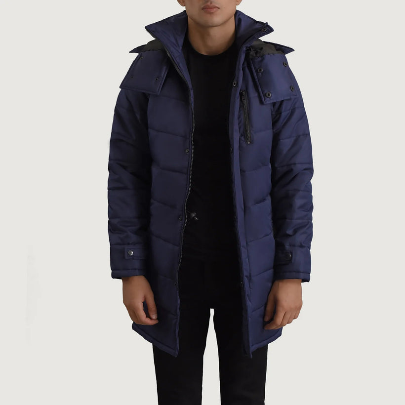 Moore 深海蓝 Hooded Parka 男士