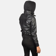 
Roslyn Hooded 真皮飞行员夹克 女士 – alternate product view 5