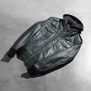 
Roslyn Hooded 真皮飞行员夹克 女士 – alternate product view 8