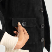
内衬展示 Showing Quilted Polyester Lining & 内部双侧实用暗袋